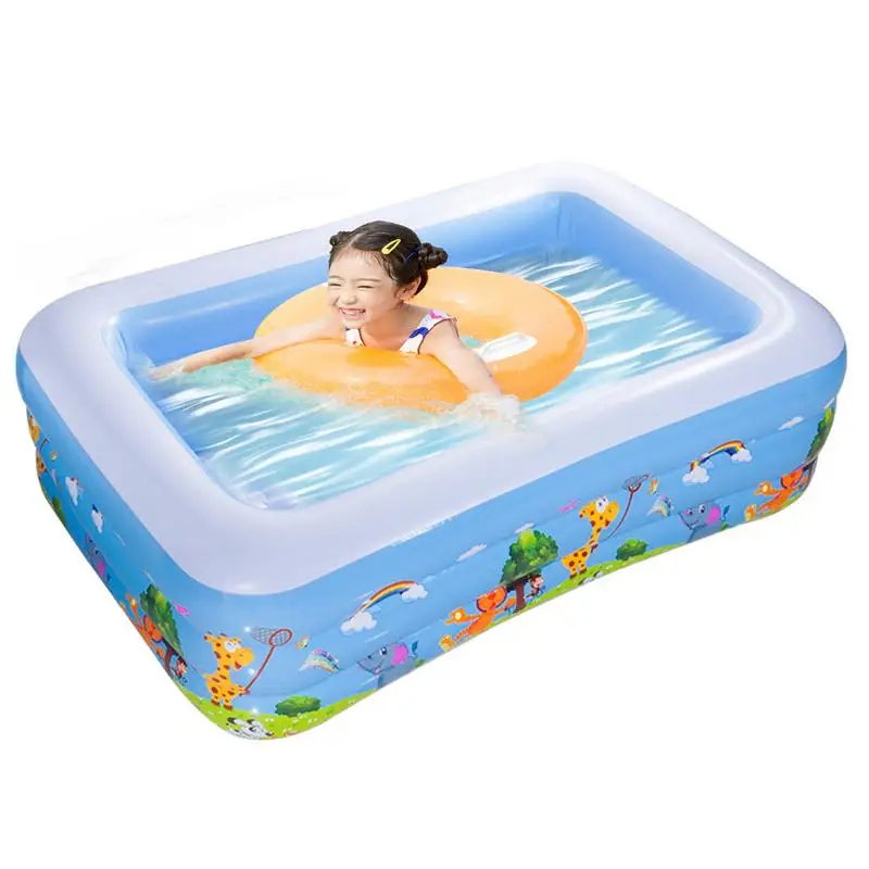 

Inflatable Pool For Kids Foldable Outdoor Inflatable Pool For Kids Space-Saving Swimming Pool For Family Thickened Inflatable