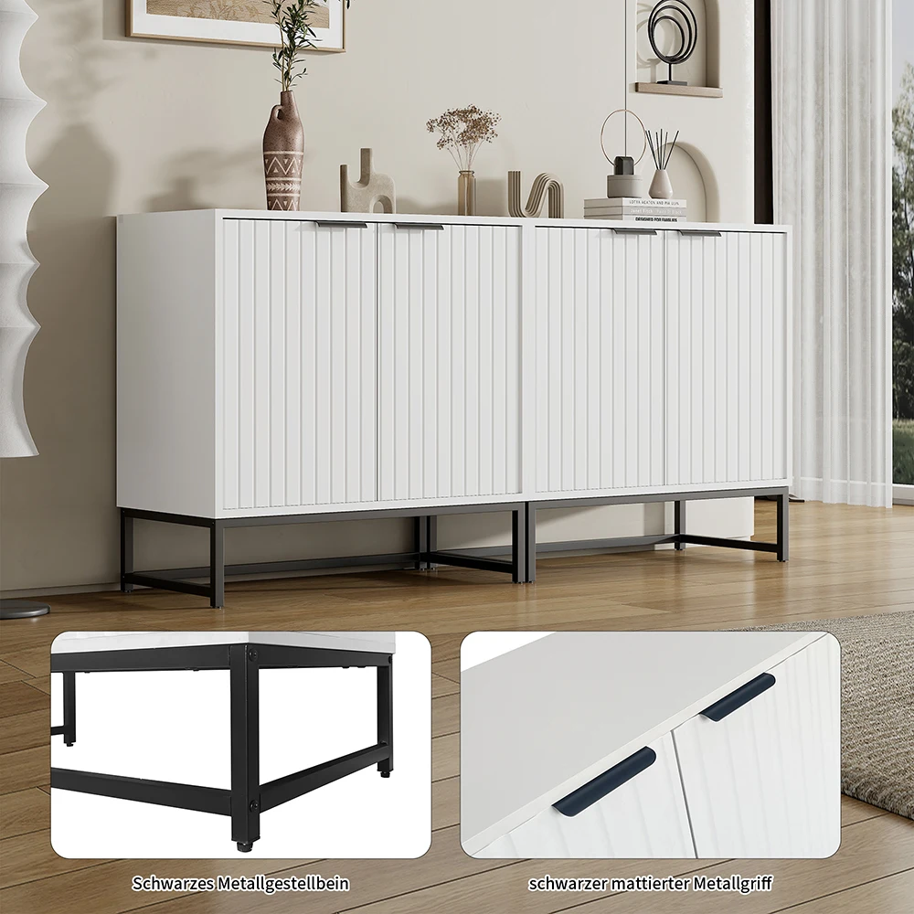 Modern Sideboard Commode with 2 Doors in Vacuum Shaping Sab81dccbc8de4de1af5d612ff0685ea7R