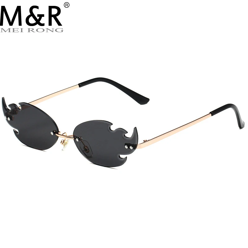 Luxury Special-haped Sunglasses Women Vintage Brand Designer Rimless Fire Flame Sun Glasses Trending Mirror Lens Narrow Eyewear
Luxury Special-haped Sunglasses Women Vintage Brand Designer Rimless Fire Flame Sun Glasses Trending Mirror Lens Narrow Eyewear