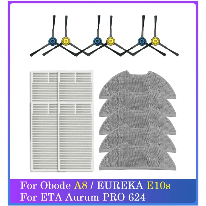 Боковая щетка фильтр Швабра Ткань для Obode A8 / EUREKA E10s / ETA Aurum PRO 624 подметание аксессуары для робота-пылесоса 
Боковая щетка фильтр Швабра Ткань для Obode A8 / EUREKA E10s / ETA Aurum PRO 624 подметание аксессуары для робота-пылесоса
