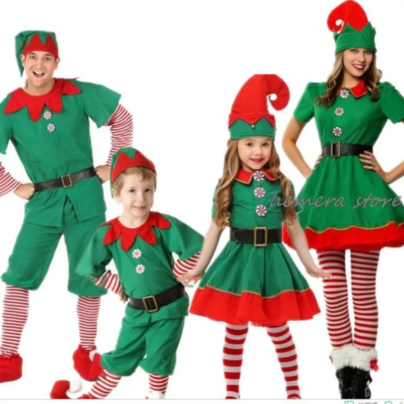 Christmas Santa Claus Costume Green Elf Cosplay Family Carnival Party New Year Fancy Dress Clothes Set For Men Women Girls Boys
Christmas Santa Claus Costume Green Elf Cosplay Family Carnival Party New Year Fancy Dress Clothes Set For Men Women Girls Boys