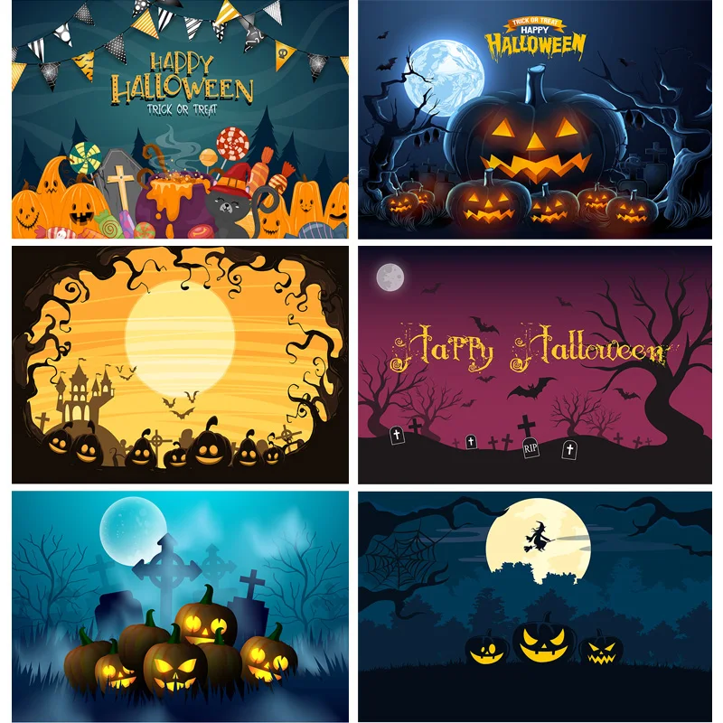 SHUOZHIKE Halloween Backdrop Tombstone Castle Pumpkin Lantern Moon Photography Background For Photo Studio Props JKL-01
SHUOZHIKE Halloween Backdrop Tombstone Castle Pumpkin Lantern Moon Photography Background For Photo Studio Props JKL-01