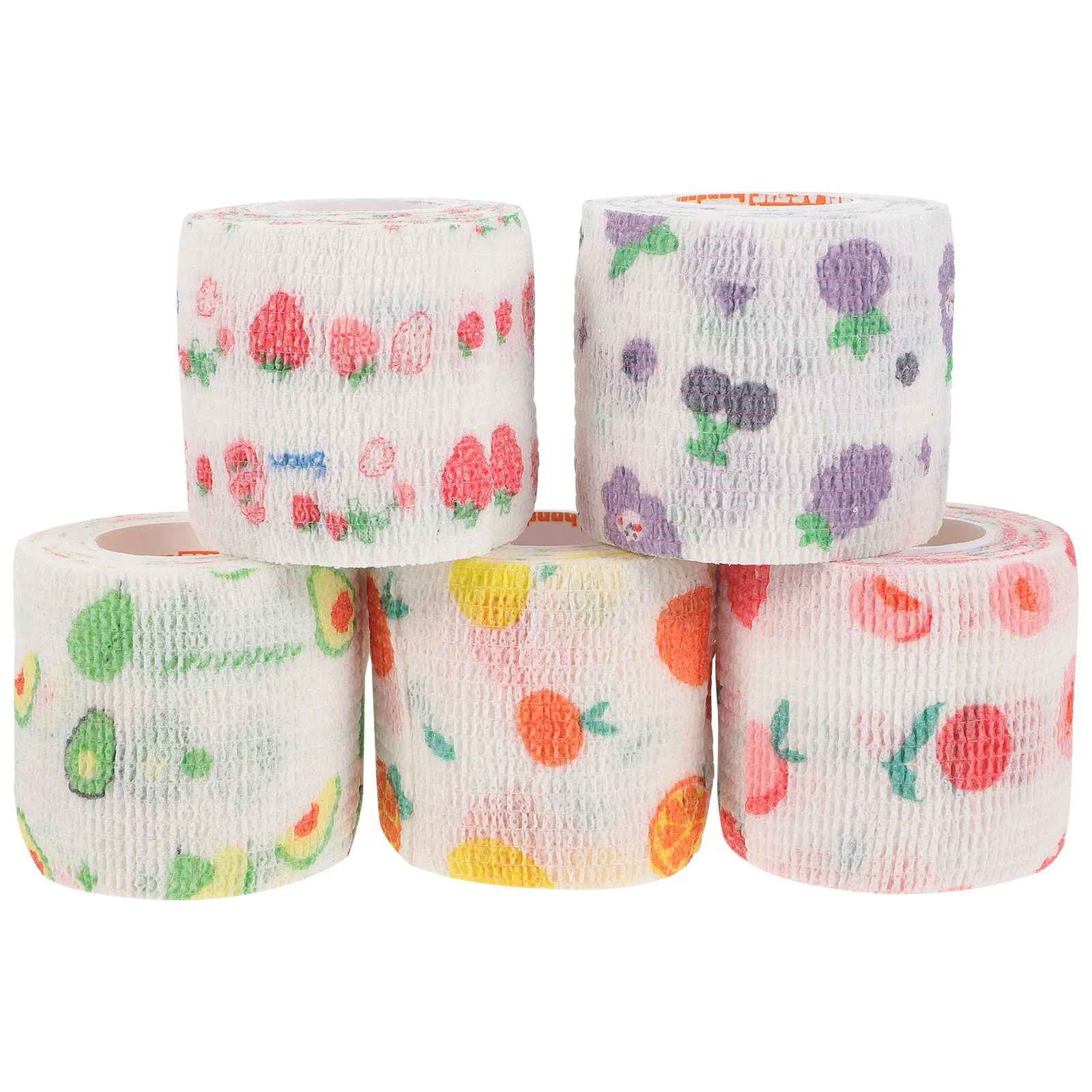 5 Rolls Self-adhesive Bandage/cute Fruit/sports Bandage/5cm Wide Dog Wound Care Tape Non-woven Fabric Pet Supplies
5 Rolls Self-adhesive Bandage/cute Fruit/sports Bandage/5cm Wide Dog Wound Care Tape Non-woven Fabric Pet Supplies