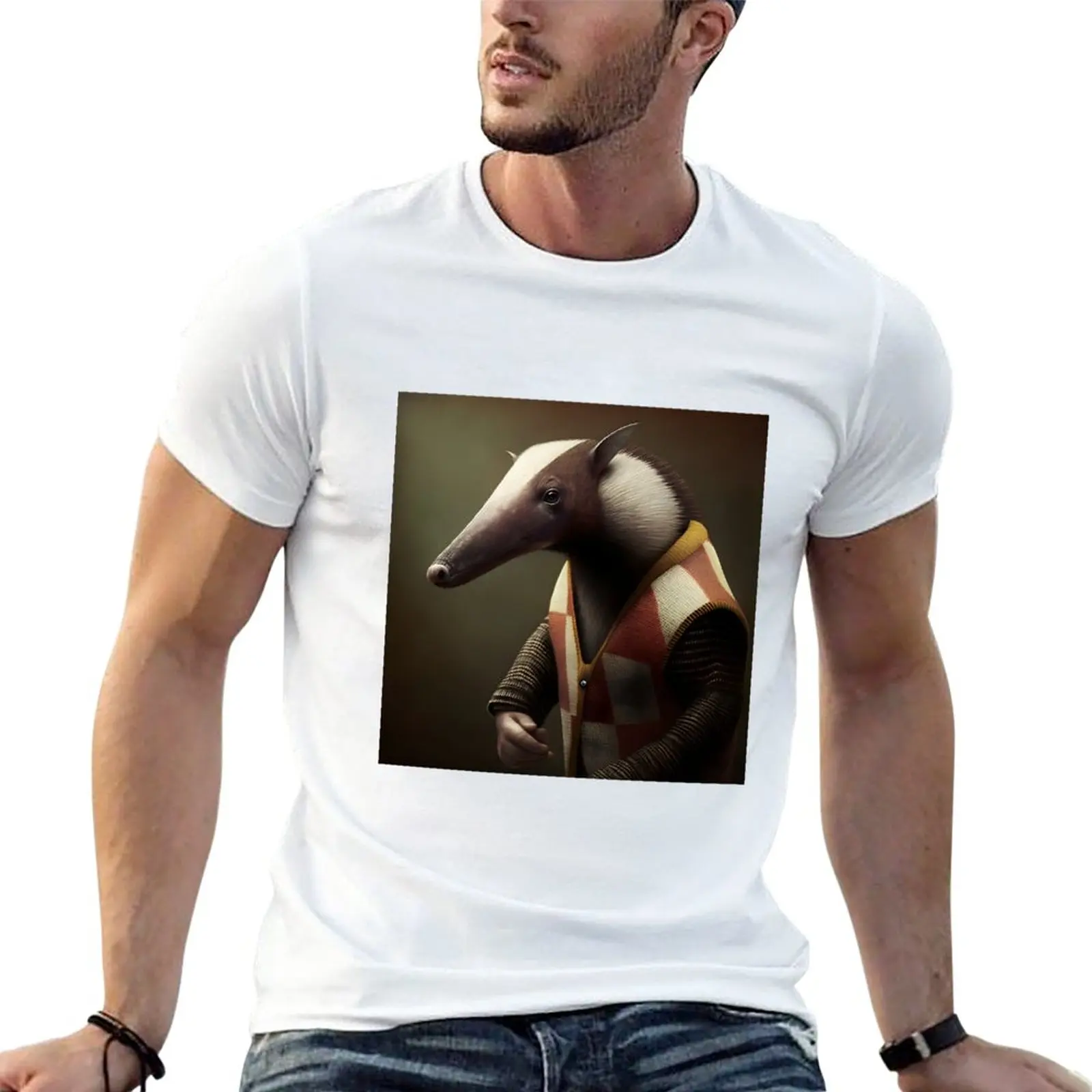 New Anteater in a Sweater - Animal Art T-Shirt t shirt man black t shirts mens cotton t shirts
New Anteater in a Sweater - Animal Art T-Shirt t shirt man black t shirts mens cotton t shirts