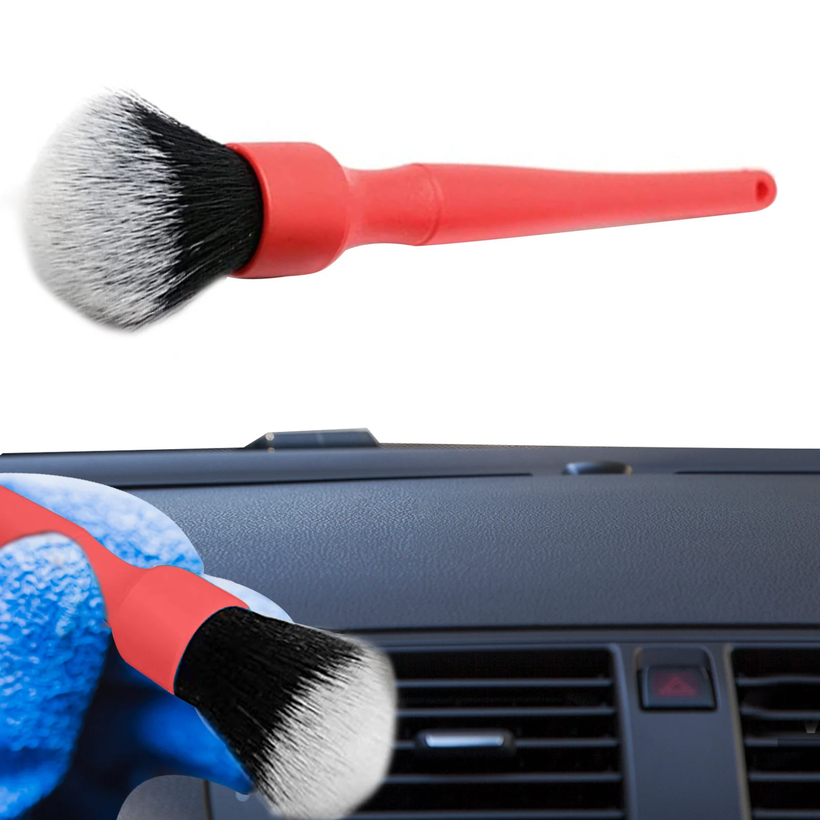 

Detailing Brush Multi-Purpose Auto Interior Ultra Soft Detail Brushes Cleaning Wheels Leather Brush Parts Auto Detailing Wash