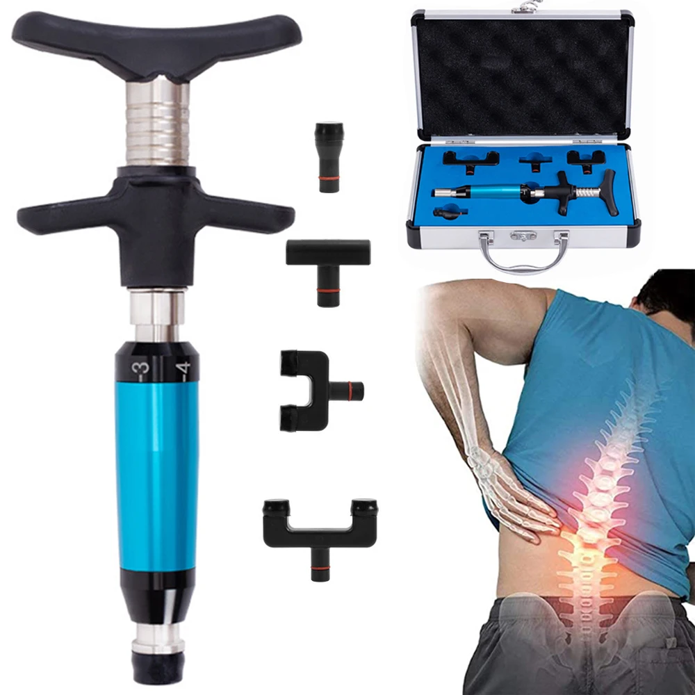 4 Heads Adjustable Intensity Correction Gun Activator Therapy Chiropractic Adjusting Instrument Fascia Massage Gun Health Care
4 Heads Adjustable Intensity Correction Gun Activator Therapy Chiropractic Adjusting Instrument Fascia Massage Gun Health Care