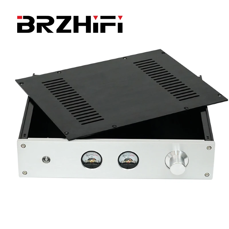 BRZHIFI 3207 Aluminum Case Audio VU Meter Amplifier / Preamp / Decoder / Amp Aluminum Chassis
BRZHIFI 3207 Aluminum Case Audio VU Meter Amplifier / Preamp / Decoder / Amp Aluminum Chassis