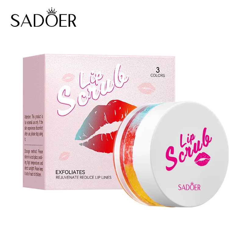 SADOER 3 Color Lip Scrub Cream Moisturizing Lips Plumper Hydrating Nourishing Lip Balm Lipstick Beauty Lips Skin Care Products
SADOER 3 Color Lip Scrub Cream Moisturizing Lips Plumper Hydrating Nourishing Lip Balm Lipstick Beauty Lips Skin Care Products