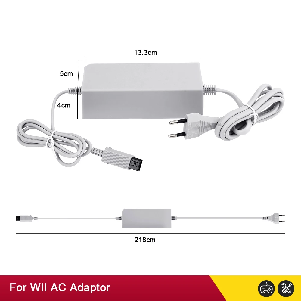NEW EU US Plug Replacement Wall AC Power Adapter Supply Cord Cable For Wii Console AC Adapter Replacement Charger For WII Host NEW EU US Plug Replacement Wall AC Power Adapter Supply Cord Cable For Wii Console AC Adapter Replacement Charger For WII Host