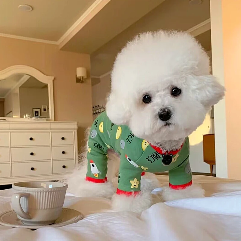 Spring Pet Four-legged Loungewear Teddy Cartoon Jumper Bichon Pajamas Puppies Cute One-piece Clothes XS-XL
Spring Pet Four-legged Loungewear Teddy Cartoon Jumper Bichon Pajamas Puppies Cute One-piece Clothes XS-XL