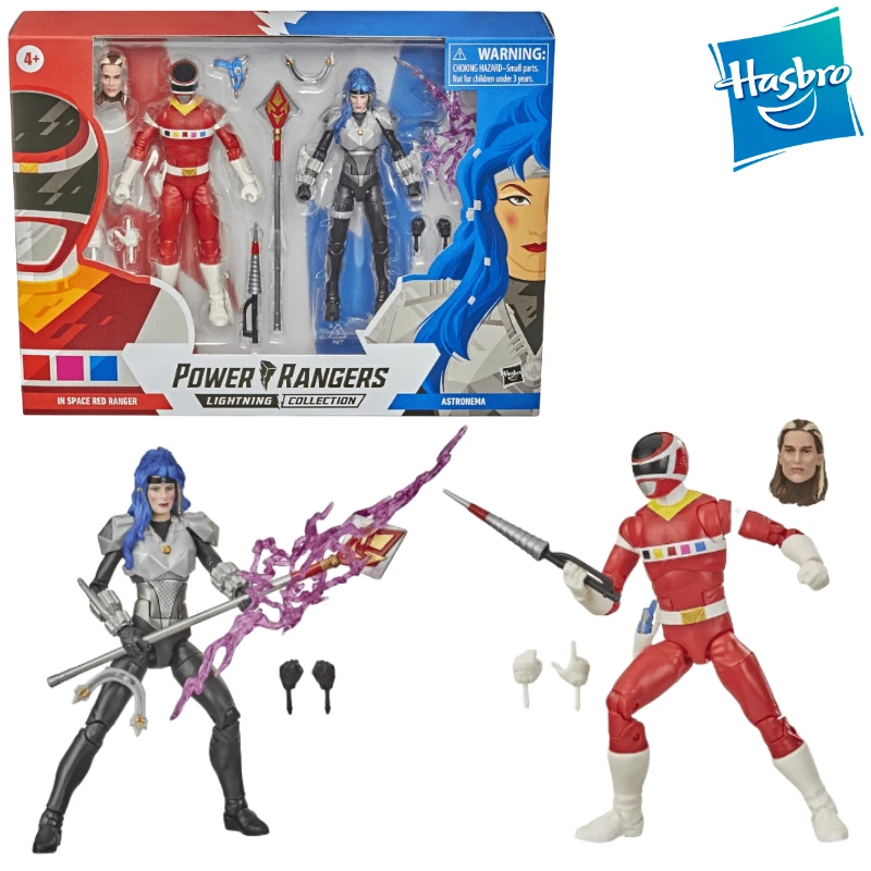 

In Stock Hasbro Power Rangers Lightning Collection in Space Red Ranger Astronema Action Figure 6 Inch Collectible Model Toy