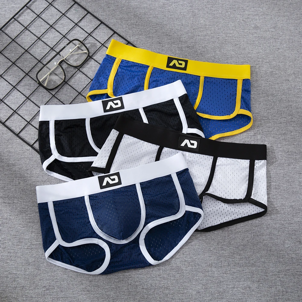 

Men Underwear Male Underpants Bikini Pant Low Rise Brand Designer Men Boxer Underwear Comfortable Breathable Briefs New Arrival