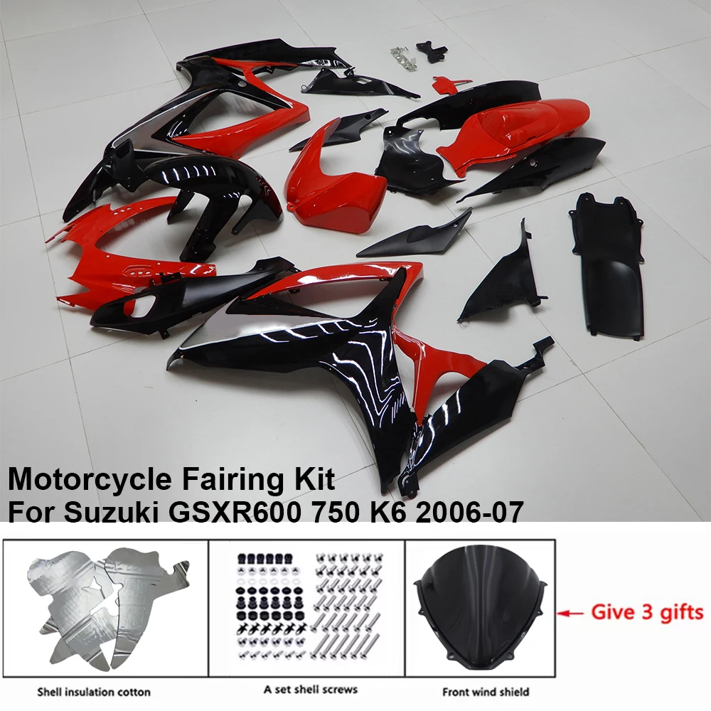 Motorcycle Fairing Set Body Kit Plastic For Suzuki GSX-R600 R750 2006-2007 K6 Accessories Injection Bodywork S0606-114a
Motorcycle Fairing Set Body Kit Plastic For Suzuki GSX-R600 R750 2006-2007 K6 Accessories Injection Bodywork S0606-114a
