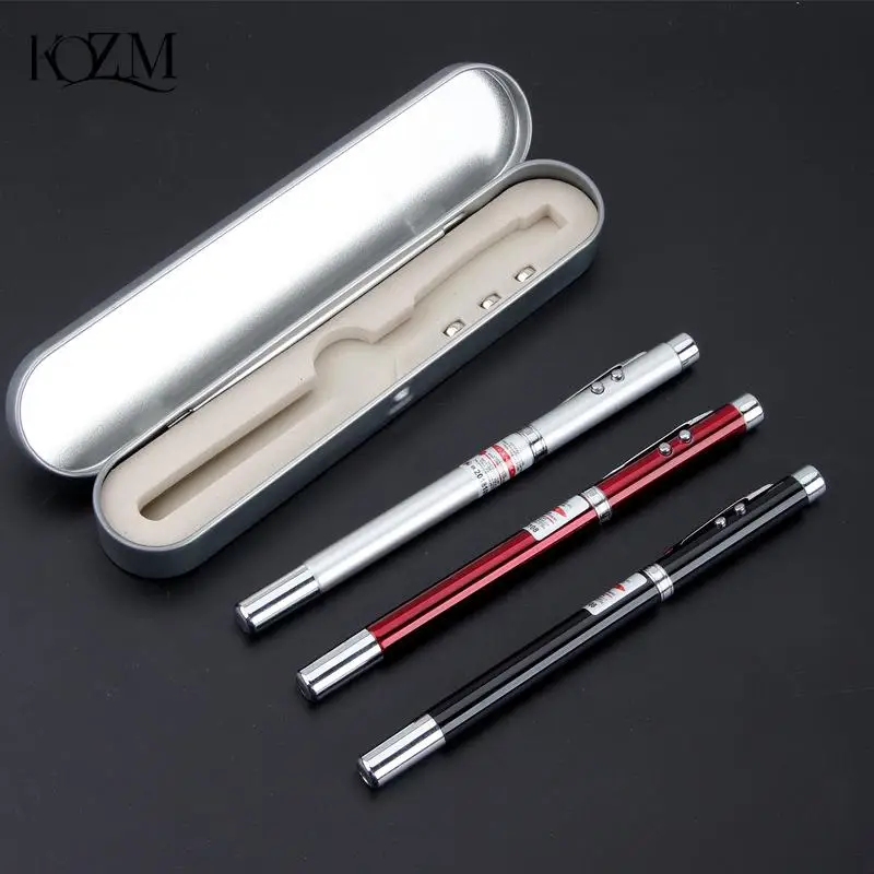 

1pc Multifunction Ballpoint Creative Infrared Telescopic Pointer Pen Fashion Business Office Gift Pencil Case Writing Pen