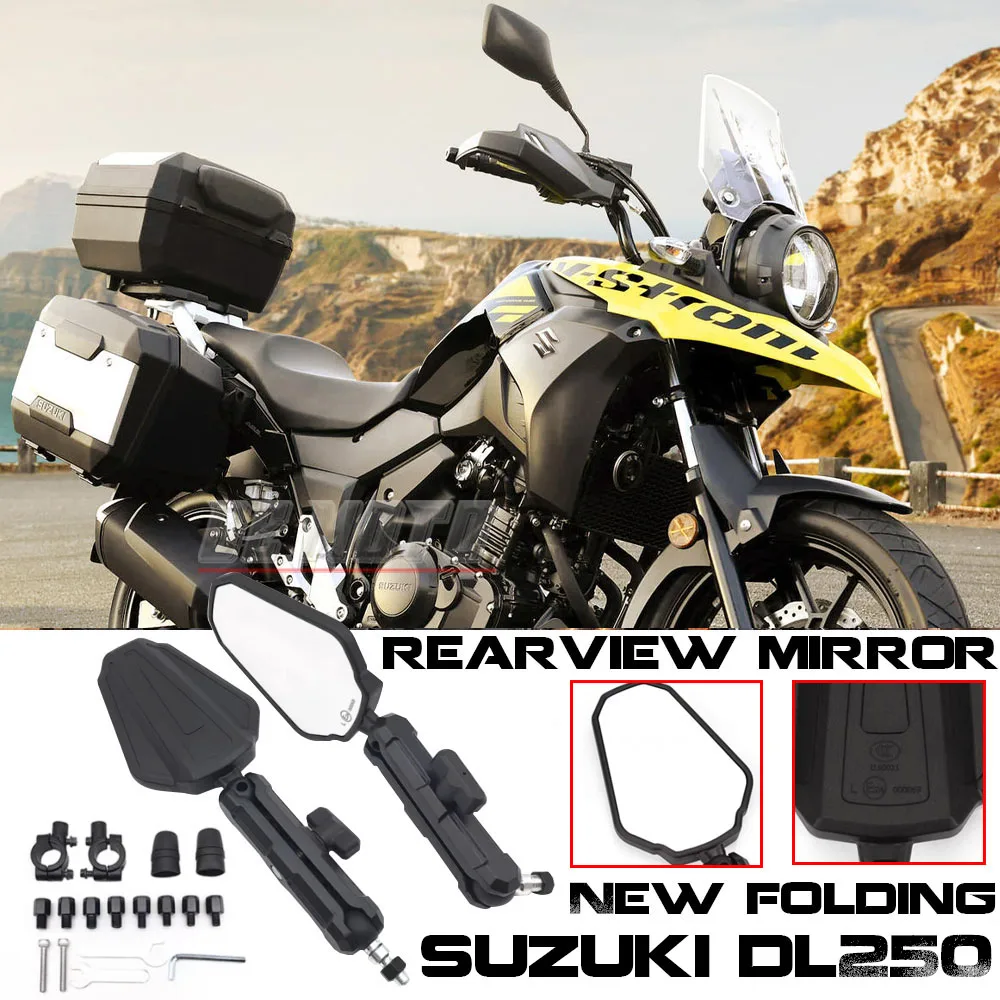 ADVENTURE MIRROR KIT Foldable Mirrors FOR SUZUKI DL250 DL500 High Quality Universal Motorcycle Foldable Rear View Mirror
ADVENTURE MIRROR KIT Foldable Mirrors FOR SUZUKI DL250 DL500 High Quality Universal Motorcycle Foldable Rear View Mirror