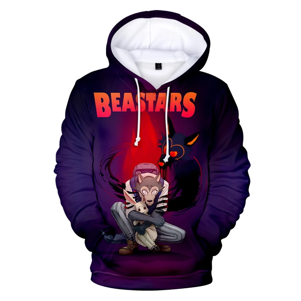 Beastars 3D Anime Hoodies Sweatshirt Autumn Winter Casual Printed Clothes Hooded Men / Women Long Sleeve Oversized Pullovers
Beastars 3D Anime Hoodies Sweatshirt Autumn Winter Casual Printed Clothes Hooded Men / Women Long Sleeve Oversized Pullovers
