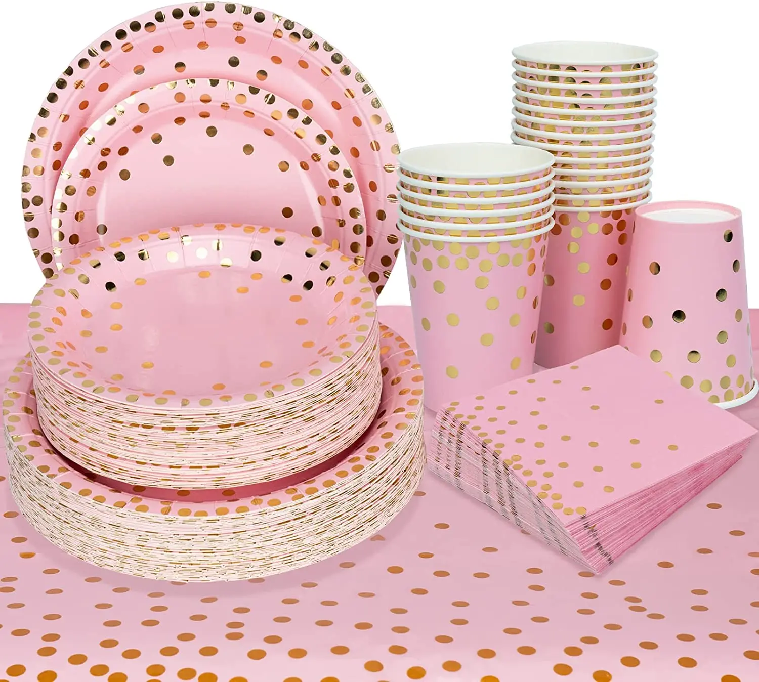 Pink Blue Gold Dot Bronzing Paper Disposable Tableware set Paper Party Supplies Birthday Party Wedding Decor cup plate gold Set
Pink Blue Gold Dot Bronzing Paper Disposable Tableware set Paper Party Supplies Birthday Party Wedding Decor cup plate gold Set