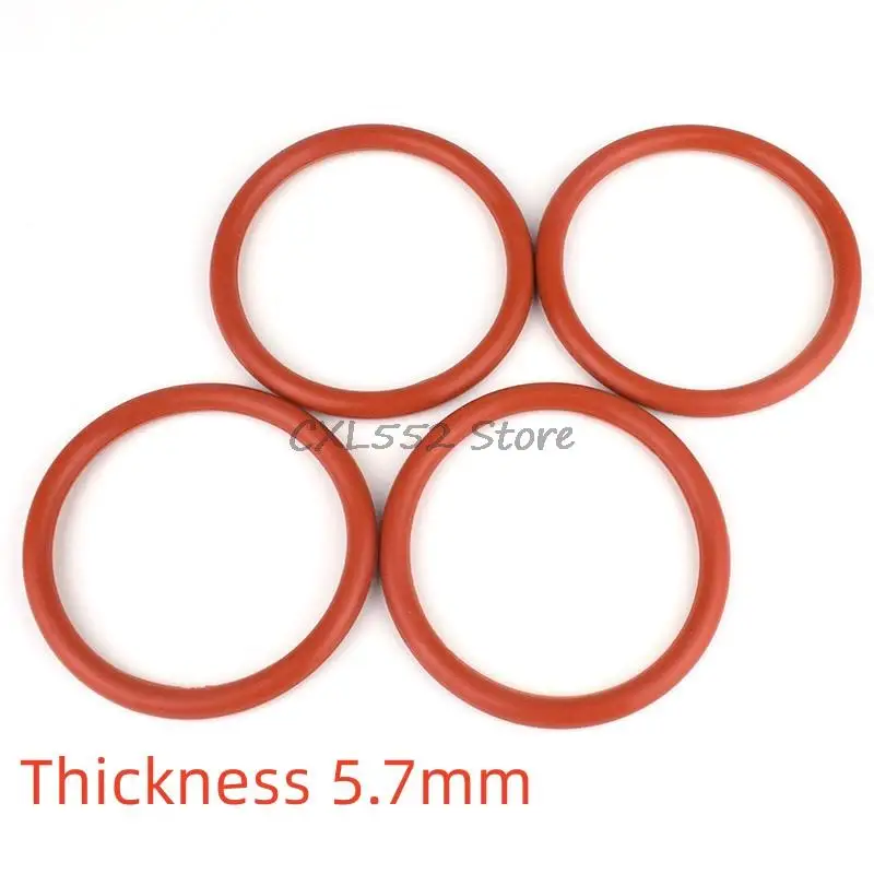 2/5Pcs OD 28/30/32/35/38/40~80/85/90/95/100/105/110x5.7mm Red VMQ Silicone O-Ring Sealing Ring Washer Gaskets 
2/5Pcs OD 28/30/32/35/38/40~80/85/90/95/100/105/110x5.7mm Red VMQ Silicone O-Ring Sealing Ring Washer Gaskets