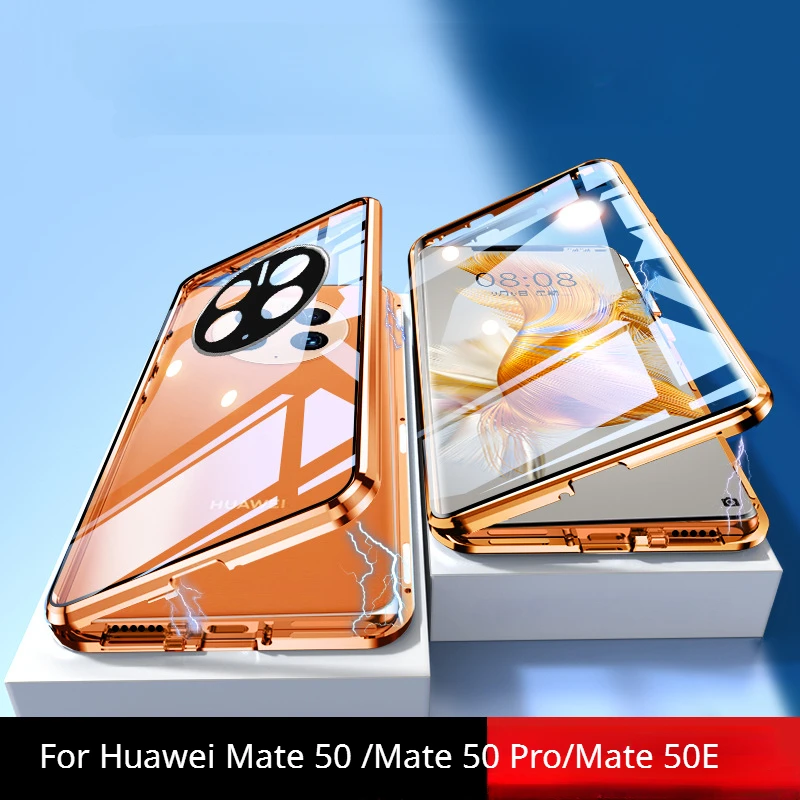 Металлический магнитный чехол с защитой 360 ° для Huawei Mate 50 Pro 50E, двухсторонний стеклянный чехол для Mate50 Pro Mate50E, полноразмерный чехол
Металлический магнитный чехол с защитой 360 ° для Huawei Mate 50 Pro 50E, двухсторонний стеклянный чехол для Mate50 Pro Mate50E, полноразмерный чехол