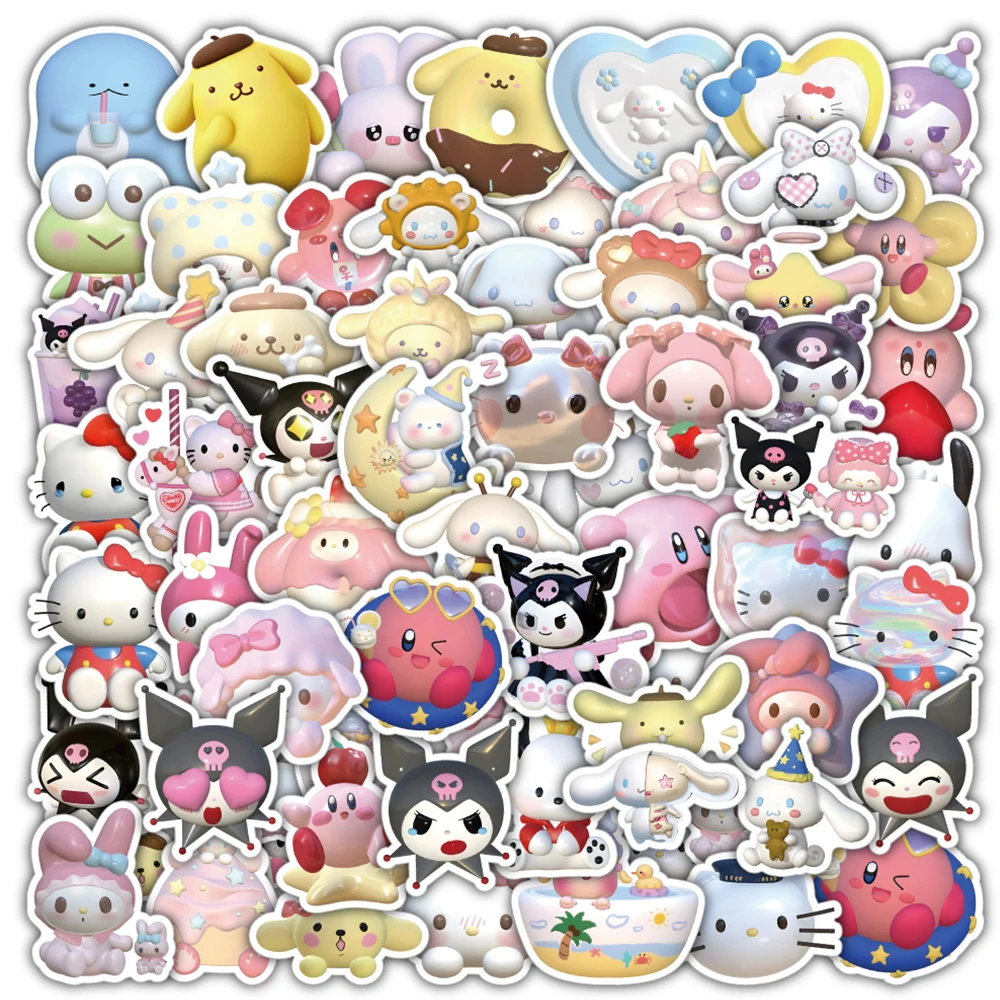 10/30/50pcs DIY Cute Sanrio Cartoon Stickers Hello Kitty Anime Decal Guitar Notebook Suitcase Cinnamoroll Sticker for Kids Girls
10/30/50pcs DIY Cute Sanrio Cartoon Stickers Hello Kitty Anime Decal Guitar Notebook Suitcase Cinnamoroll Sticker for Kids Girls