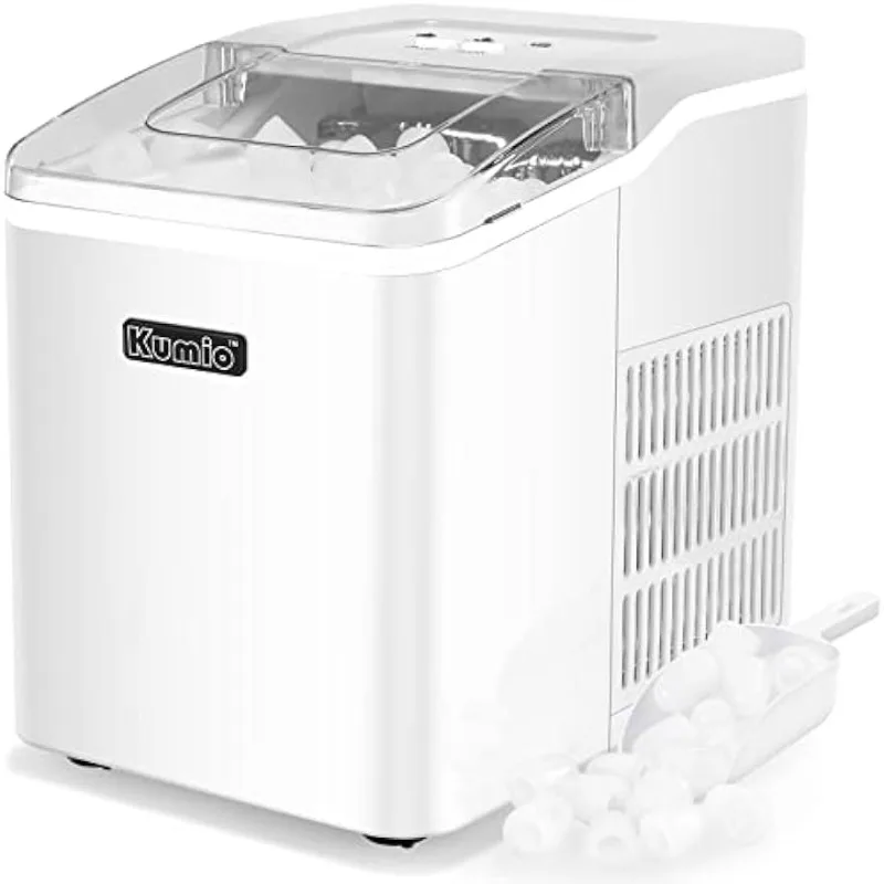 Countertop Ice Maker, 9 Bullet Ice Ready in 6-8 Mins,Self-Cleaning Portable Quiet Ice Machine with Ice Scoop& Basket
Countertop Ice Maker, 9 Bullet Ice Ready in 6-8 Mins,Self-Cleaning Portable Quiet Ice Machine with Ice Scoop& Basket