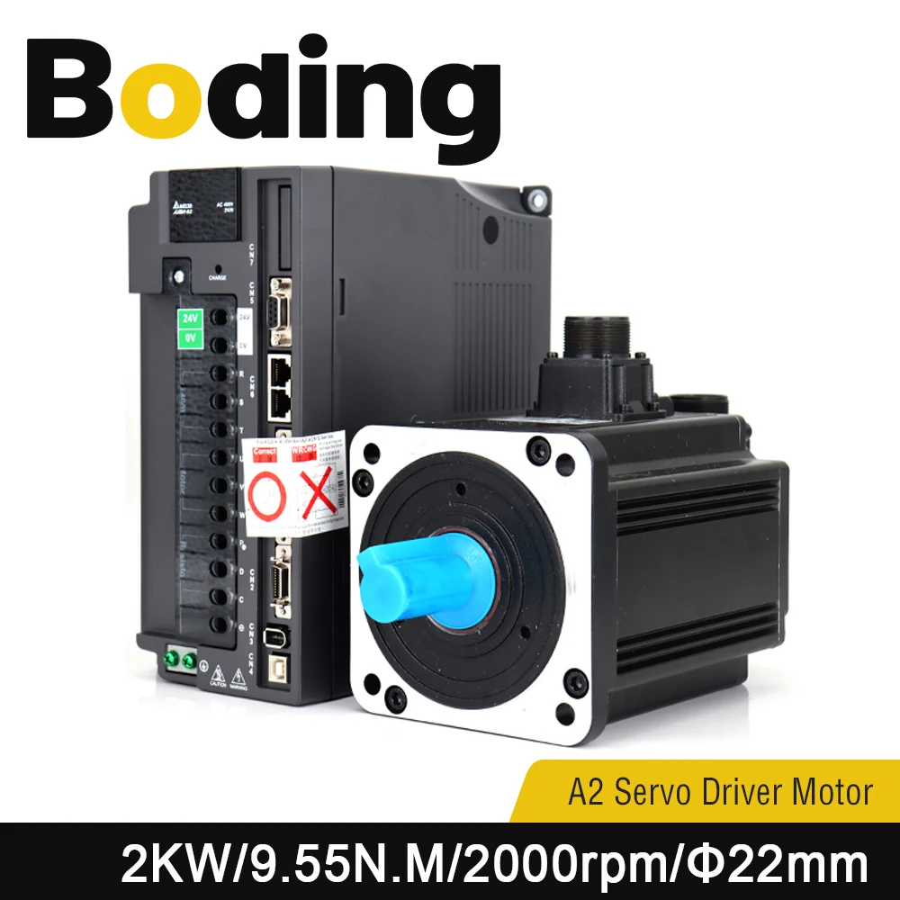 Boding A2 Servo Motor 2kw Ecma-k11320rs/ss And Servo Motor Driver Asd-a2-2043-m 2kw 9.55nm 2000rpm 6.66a
Boding A2 Servo Motor 2kw Ecma-k11320rs/ss And Servo Motor Driver Asd-a2-2043-m 2kw 9.55nm 2000rpm 6.66a
