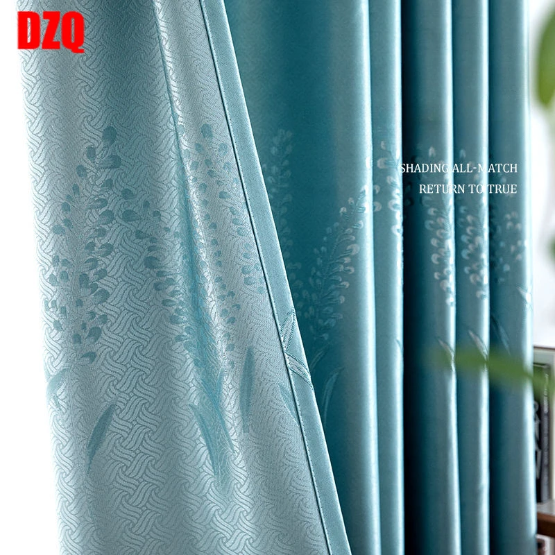 

Modern Customized Simple Light Luxury Blackout Curtains for Living Dining Room Bedroom Balcony Curtains Finished Simple