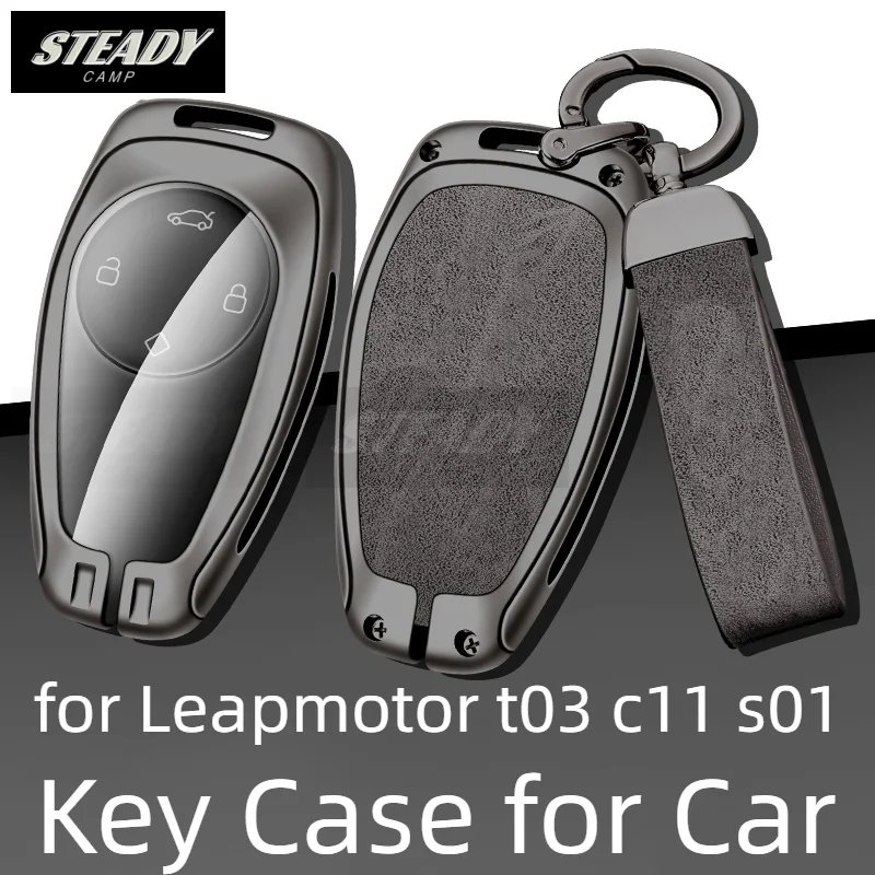 Zinc Alloy Car Key Case Full Cover for Leapmotor t03 c11 s01 Metal Protector Shell Keychain Keyless Bag Auto Accessories
Zinc Alloy Car Key Case Full Cover for Leapmotor t03 c11 s01 Metal Protector Shell Keychain Keyless Bag Auto Accessories