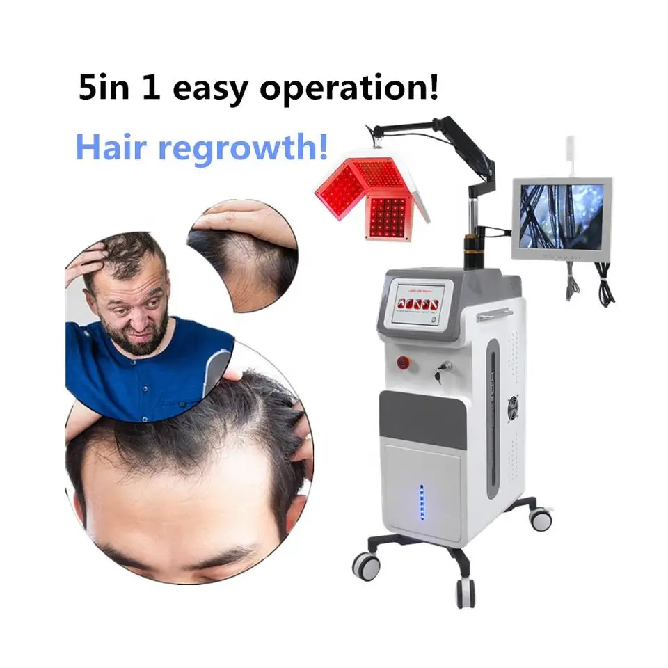 

Профессиональный 650нм диодный лазер для роста волос, низкоуровневая лазерная терапия, лечение выпадения волос, анализатор кожи головы