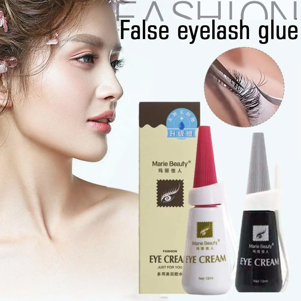 

12ml False Eyelashes Glue Clear-white/Dark-black Waterproof Glue Tools Eyelashes Cosmetics Makeup False Lash Adhesive Eye N0B8