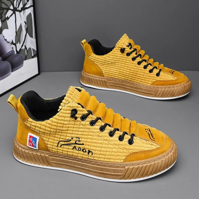 2023 New Trendy Mens Canvas Sneakers Flat Platform Sneakers Men Streetwear Hip Hop Designer Shoes Men Harajuku Vulcanized Shoes
2023 New Trendy Mens Canvas Sneakers Flat Platform Sneakers Men Streetwear Hip Hop Designer Shoes Men Harajuku Vulcanized Shoes