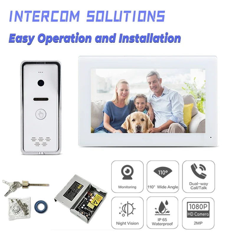 Supplier Full Screen Waterproof Visual Smart Doorbell Ip Digital Wired Video Door Phone
Supplier Full Screen Waterproof Visual Smart Doorbell Ip Digital Wired Video Door Phone