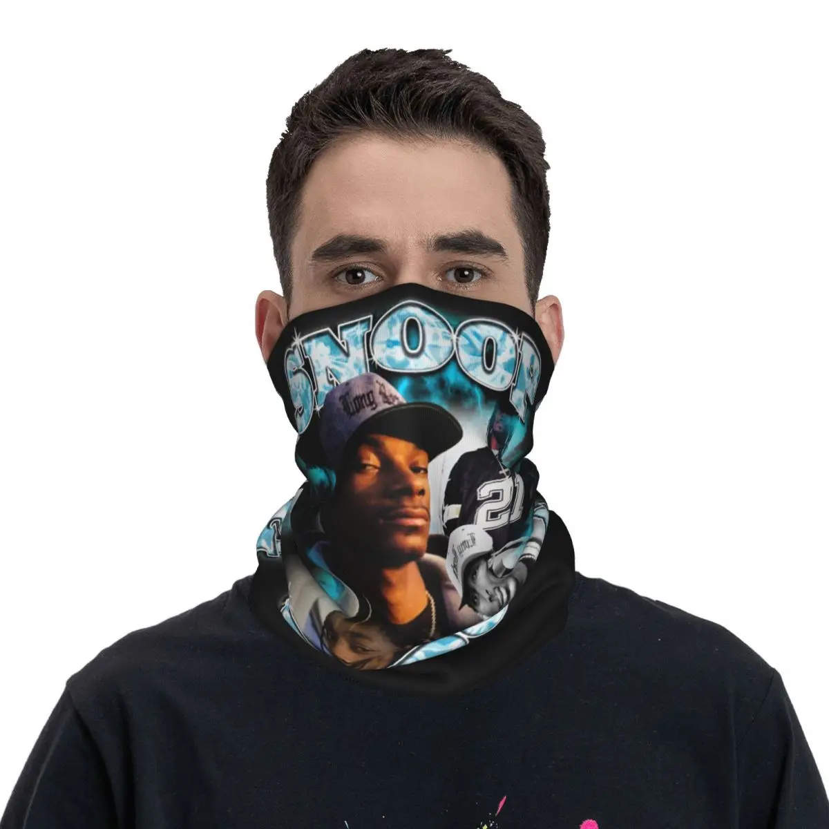 Snoop Dogg Pullover 90s Bootleg Bandana Neck Gaiter Printed Hip Hop Wrap Scarf Multi-use Headband Riding Unisex Adult Winter
Snoop Dogg Pullover 90s Bootleg Bandana Neck Gaiter Printed Hip Hop Wrap Scarf Multi-use Headband Riding Unisex Adult Winter