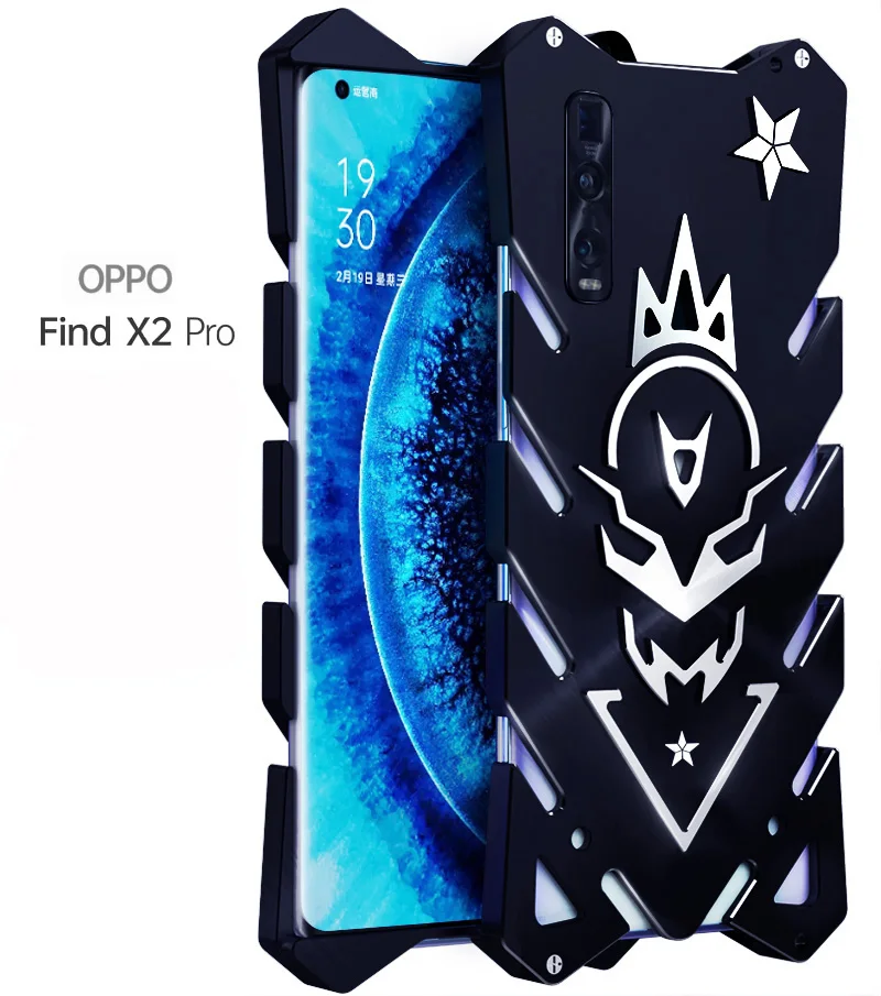 For Oppo Find X2 Pro Zimon Luxury New Thor Heavy Duty Armor Metal Aluminum Phone Case For Oppo Find X2/x2 Pro Case
For Oppo Find X2 Pro Zimon Luxury New Thor Heavy Duty Armor Metal Aluminum Phone Case For Oppo Find X2/x2 Pro Case