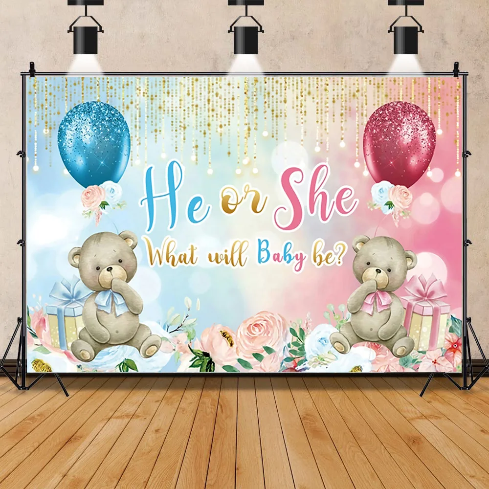 Gender Reveal Flower Bear Newborn Party Decoration Photography Backdrops Prop Surprise Gift Birthday Studio Background BB-01
Gender Reveal Flower Bear Newborn Party Decoration Photography Backdrops Prop Surprise Gift Birthday Studio Background BB-01