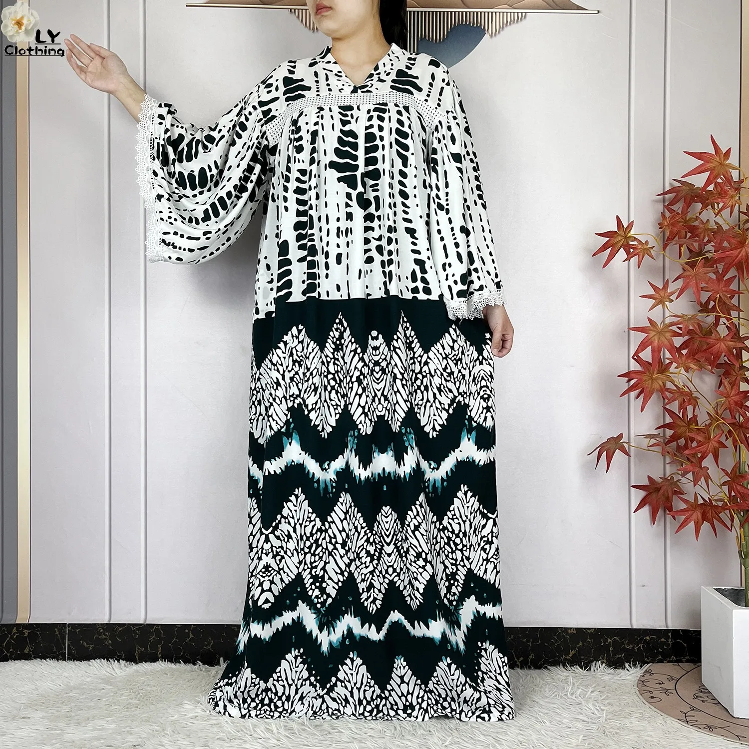 أحدث عباءة أفريقية لعام 2026 مطبوعة من القطن الخالص للنساء، فستان طويل فضفاض، أزياء دبي العصرية للعطلات والحفلات مع وشاح كبير أحدث عباءة أفريقية لعام 2026 مطبوعة من القطن الخالص للنساء، فستان طويل فضفاض، أزياء دبي العصرية للعطلات والحفلات مع وشاح كبير