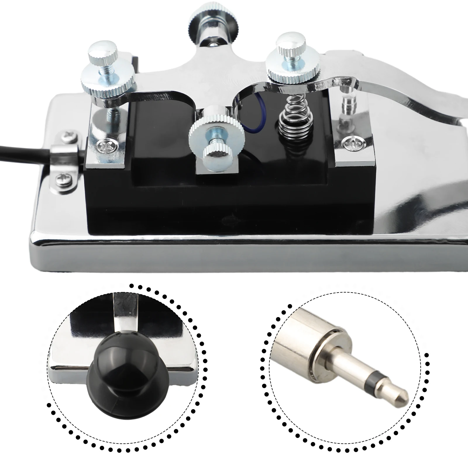 Morse Wrench Wrench Set 145x67x63mm K4 Manual Morse Key Morse Practice Workshop Factory Fit For Shortwave Radio
Morse Wrench Wrench Set 145x67x63mm K4 Manual Morse Key Morse Practice Workshop Factory Fit For Shortwave Radio