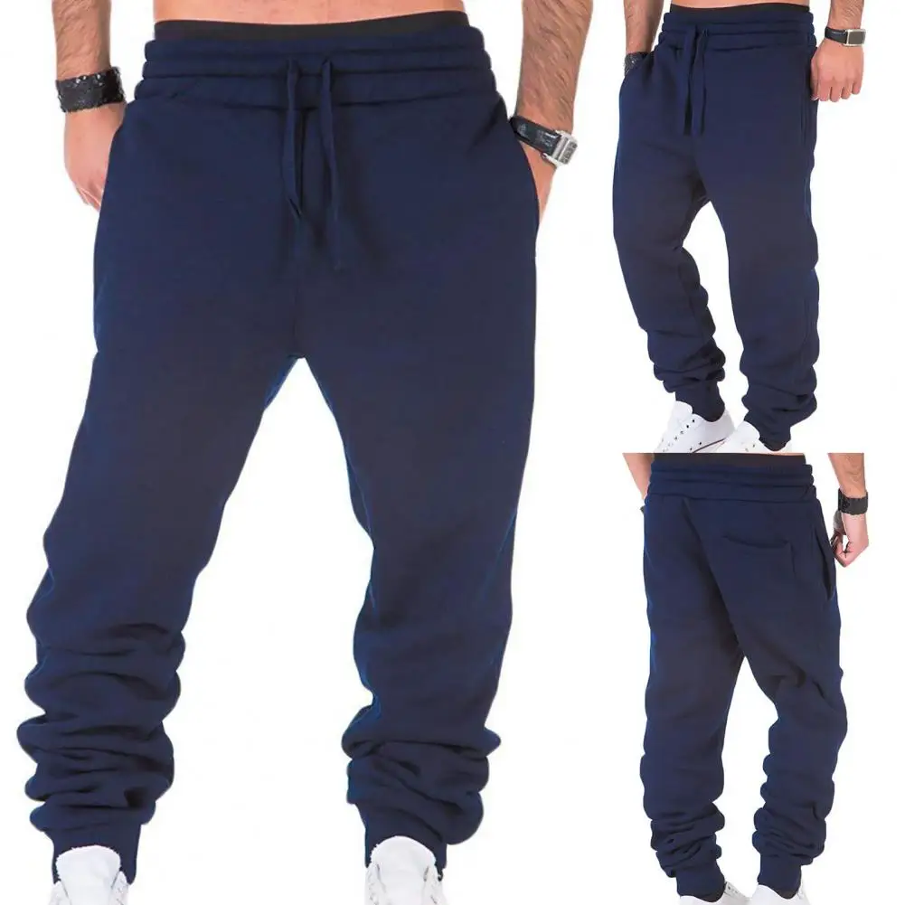 Casual Trousers Trendy Warm Fitness Pants Solid Color Adjustable Drawstring Men Fitness Pants for Outdoor Sports
Casual Trousers Trendy Warm Fitness Pants Solid Color Adjustable Drawstring Men Fitness Pants for Outdoor Sports
