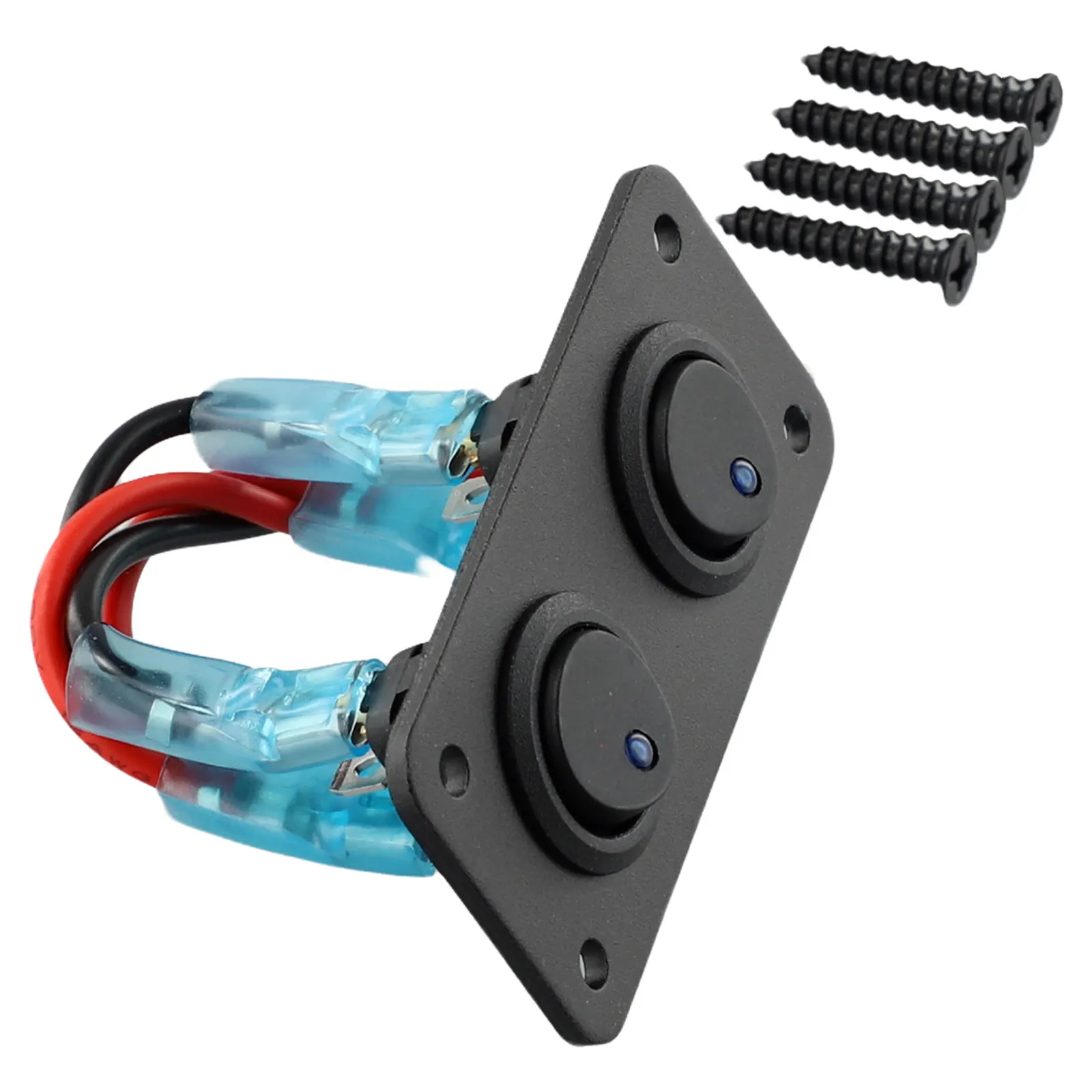 Rocker Switch Switch Panel Vehicle W/ Screws Waterproof 12-24V 2 Gang 72*40mm Accessories Replacement Practical
Rocker Switch Switch Panel Vehicle W/ Screws Waterproof 12-24V 2 Gang 72*40mm Accessories Replacement Practical