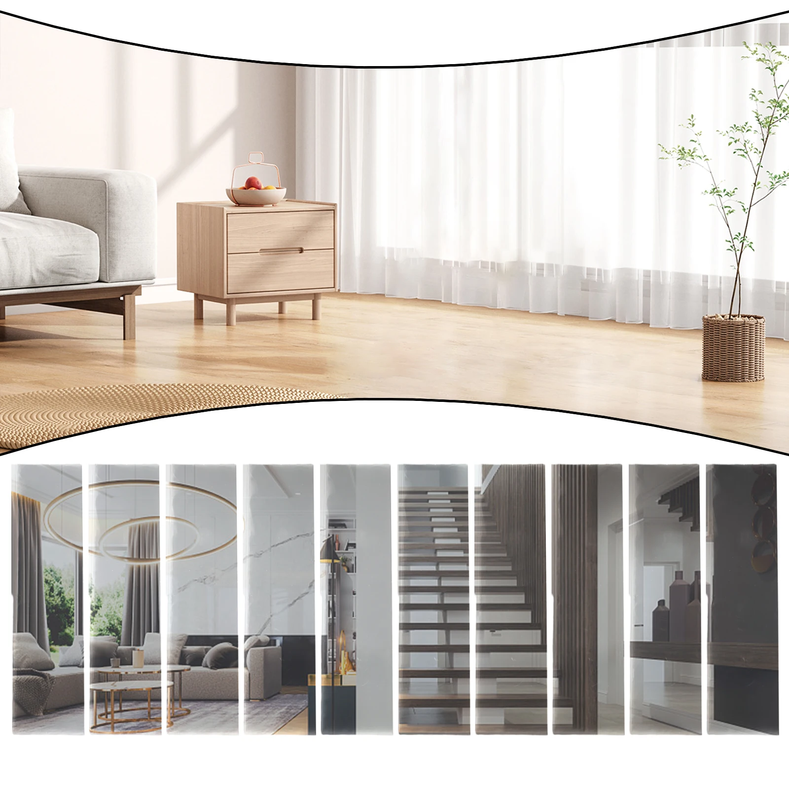 Add Elegance to Your Home with Long Strip Acrylic Mirror Mosaic Wall Stickers Perfect for Living Room or Bedroom Decor
Add Elegance to Your Home with Long Strip Acrylic Mirror Mosaic Wall Stickers Perfect for Living Room or Bedroom Decor