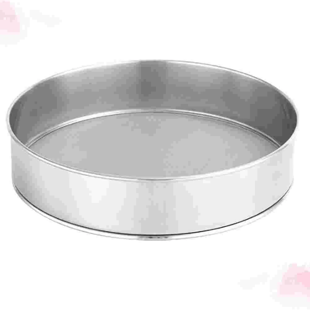 Stainless Steel Fine Mesh Flour Sifter Handheld Flour Sifting Sieve Strainer Round Cake Baking Sugar Filter Mesh Kitchen Supplie
Stainless Steel Fine Mesh Flour Sifter Handheld Flour Sifting Sieve Strainer Round Cake Baking Sugar Filter Mesh Kitchen Supplie