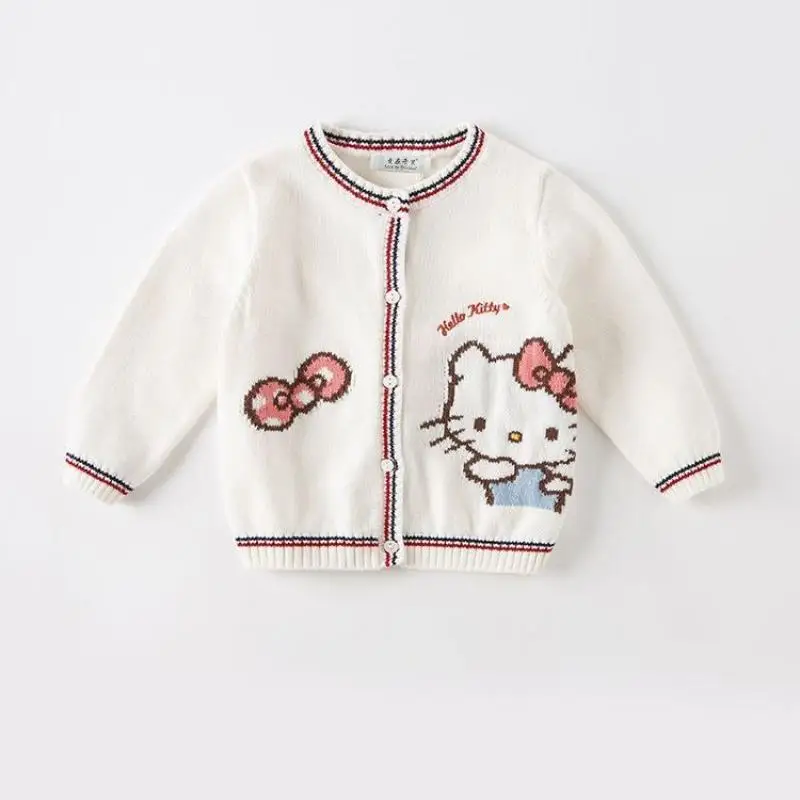 Sanrio Baby Girls Sweater Thick Cardigan Hellokitty Kawaii Children's Autumn and Winter New Girls Sweater Super Cute Cartoon
Sanrio Baby Girls Sweater Thick Cardigan Hellokitty Kawaii Children's Autumn and Winter New Girls Sweater Super Cute Cartoon