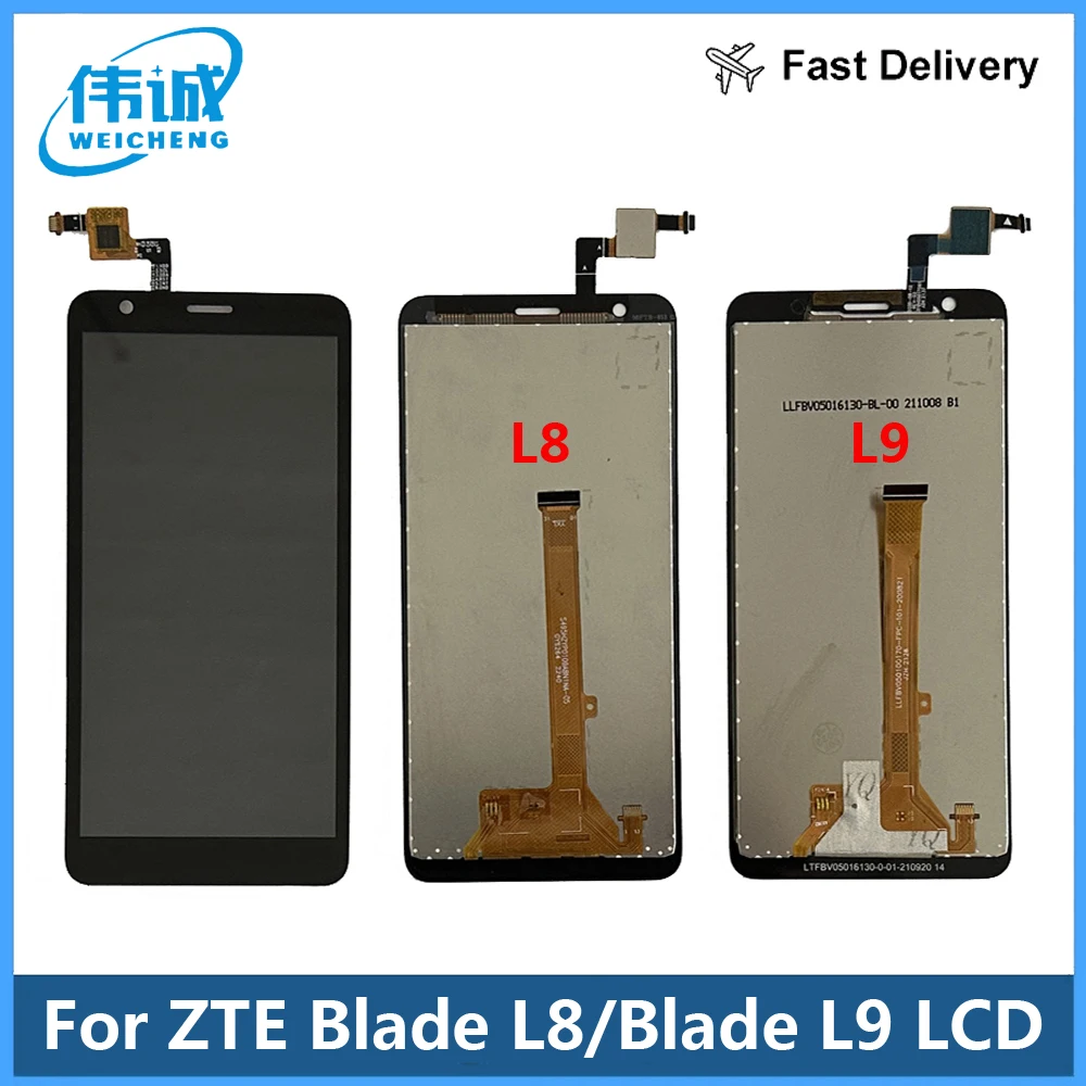 

5,0 ''для ZTE Blade A3 2019 ЖК-панель с сенсорным экраном стеклянный дисплей дигитайзер панель Стекло в сборе детали для ZTE Blade L8 L9 LCD