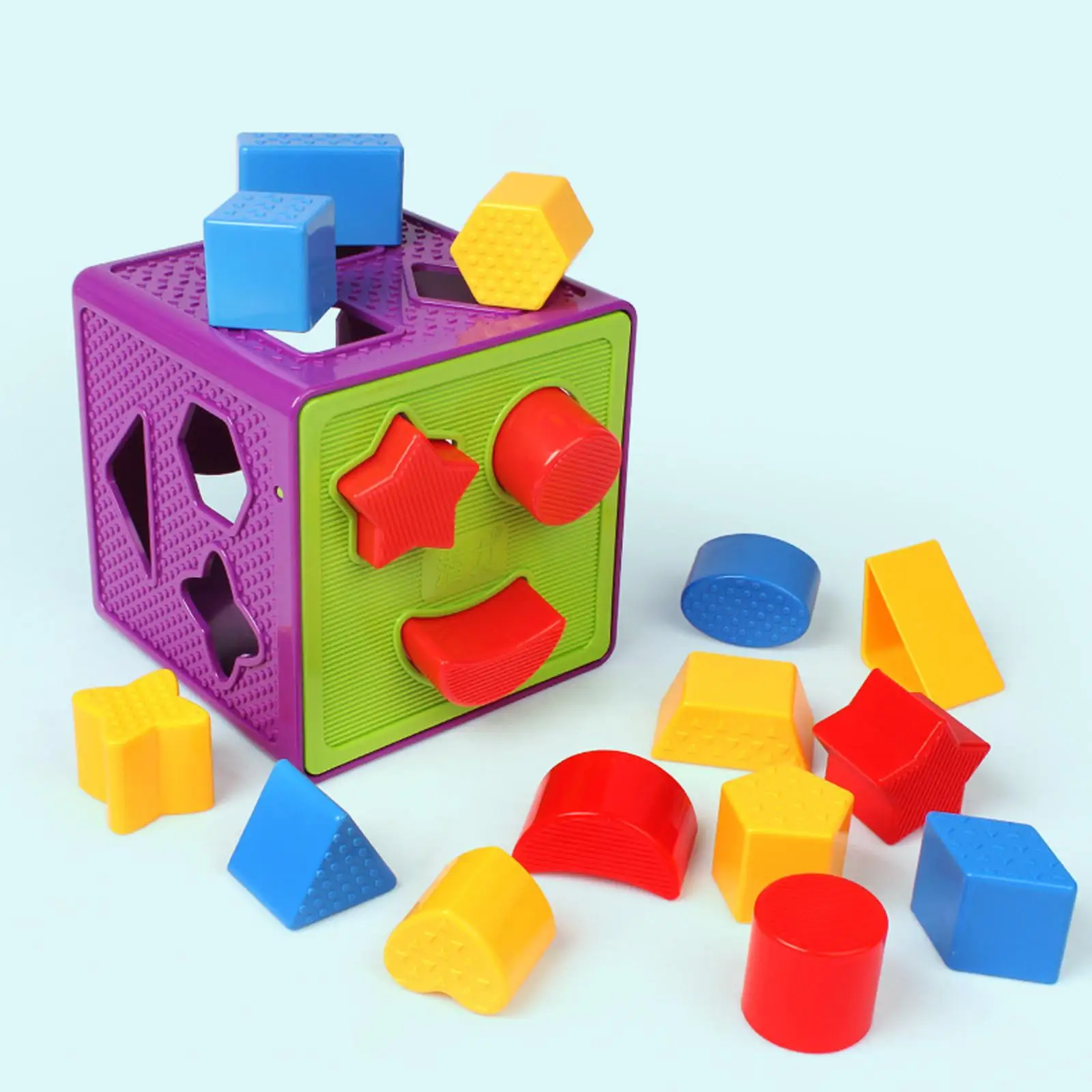 

Shape Sorting Cube Toy Fun Kids Activity Center Creativity Geometric Shape Cognition Box for Boys Girls Baby Kids Preschool Gift