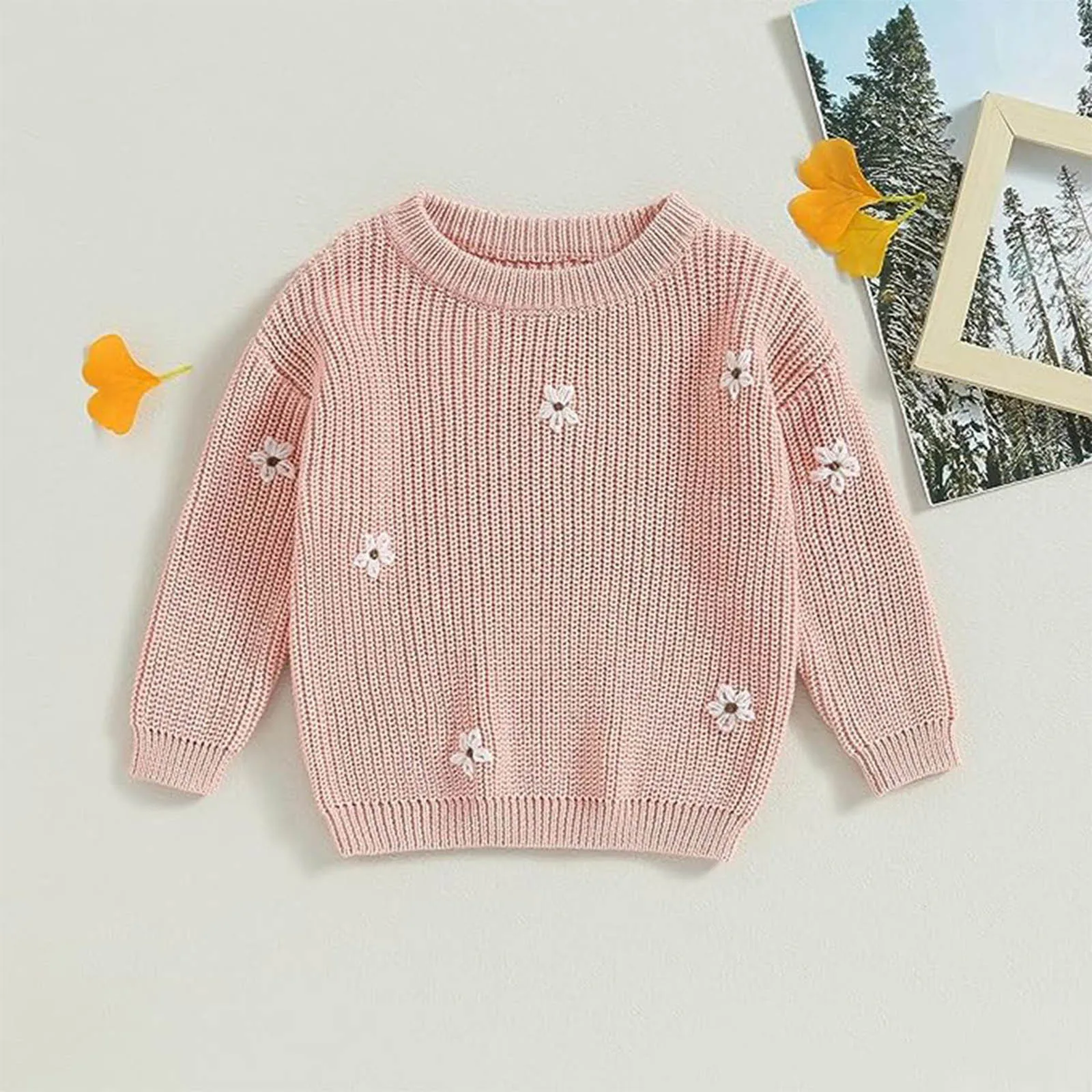 Winter Autumn New Baby Boys Girls Sweater Long Sleeve Cute Flower Knit Clothes Newborn Knitwear Pullover Top For Infant Clothing
Winter Autumn New Baby Boys Girls Sweater Long Sleeve Cute Flower Knit Clothes Newborn Knitwear Pullover Top For Infant Clothing