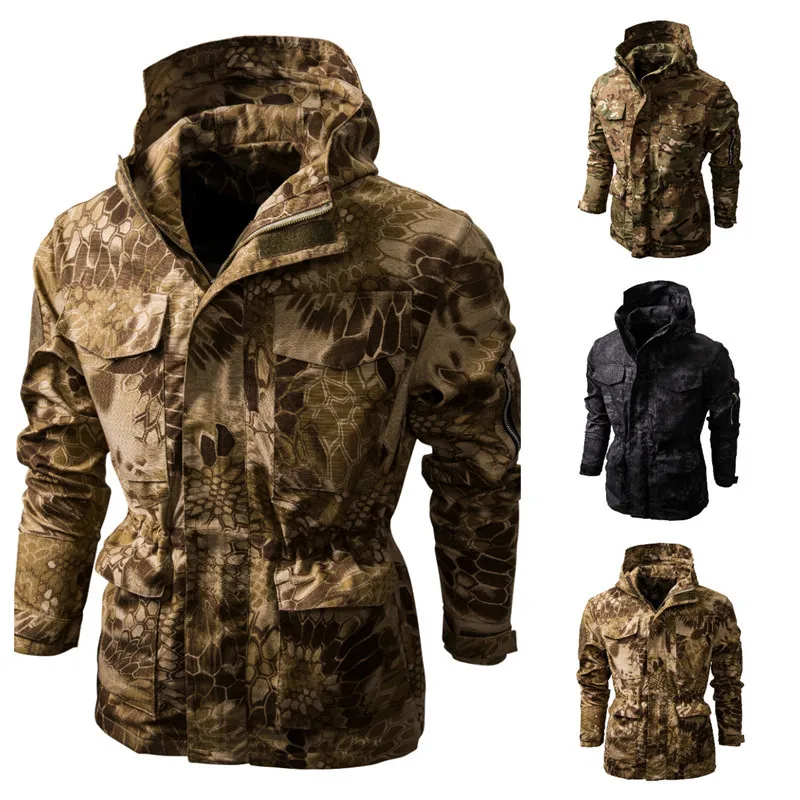 New European Size Men's Camouflage Jacket Tactical Hooded Stormsuit Outdoor Trekking Training Combat Sports Hunting Coat
New European Size Men's Camouflage Jacket Tactical Hooded Stormsuit Outdoor Trekking Training Combat Sports Hunting Coat