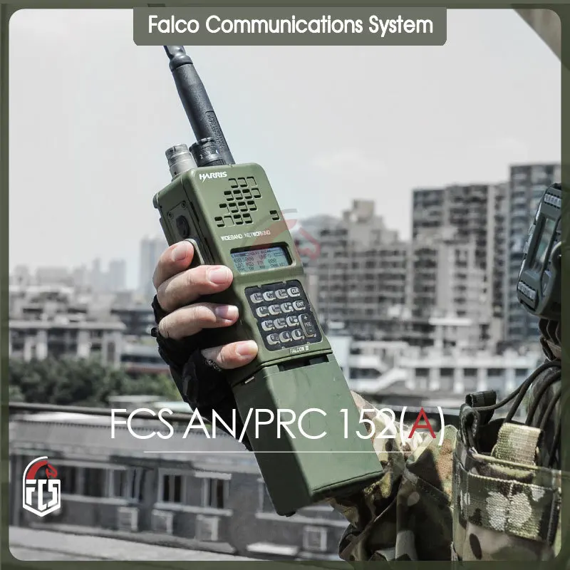 

FCS Tactical AN/PRC-152 (A) All metal Communication Radio Handset KDU Walkie-Talkie Tactical Transceiver Devices