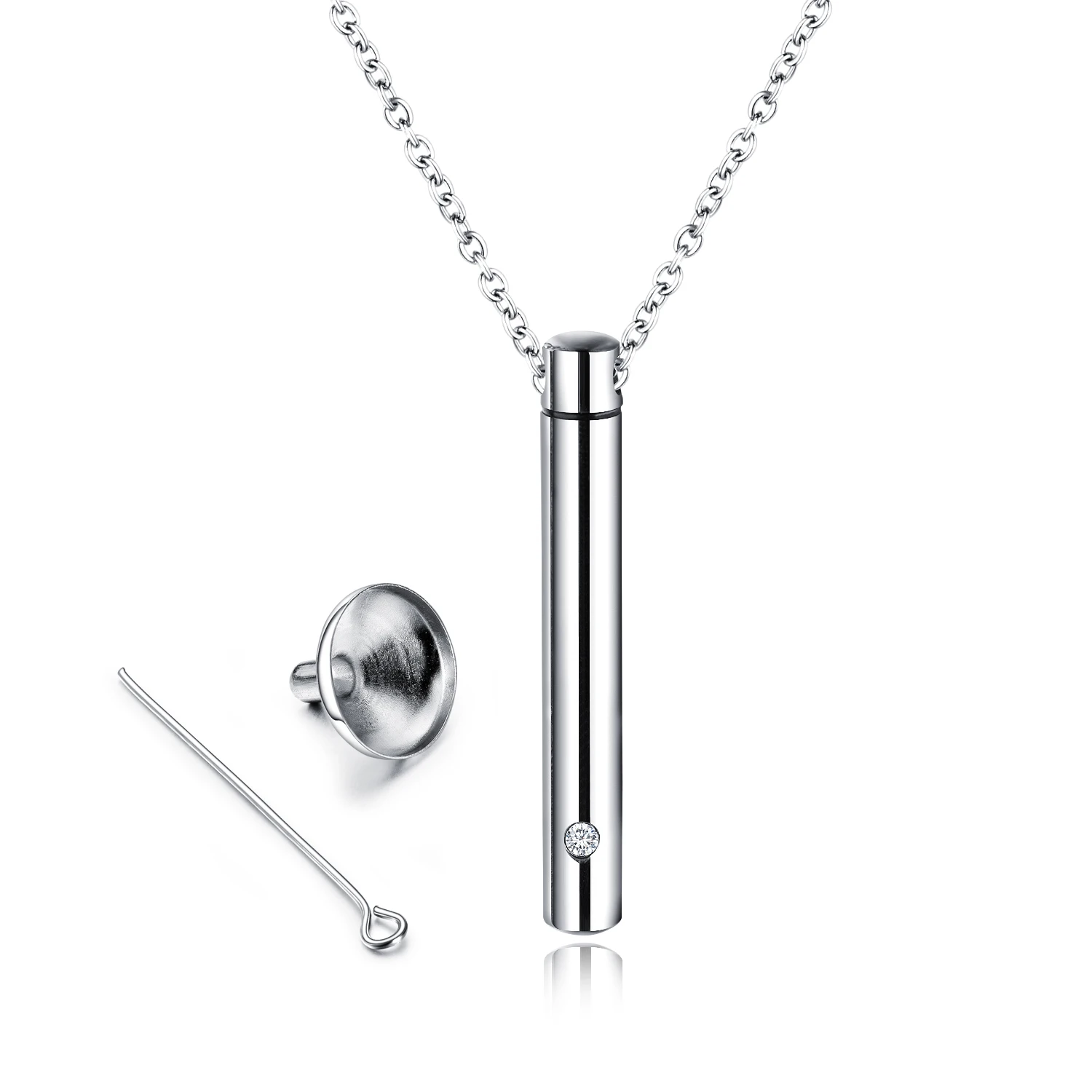 JHSL New Arrival Unisex Women Men Empty Pet Ashes Necklace Perfume Pendants Urn Holder Fashion Jewelry Stainless Steel Chain
JHSL New Arrival Unisex Women Men Empty Pet Ashes Necklace Perfume Pendants Urn Holder Fashion Jewelry Stainless Steel Chain