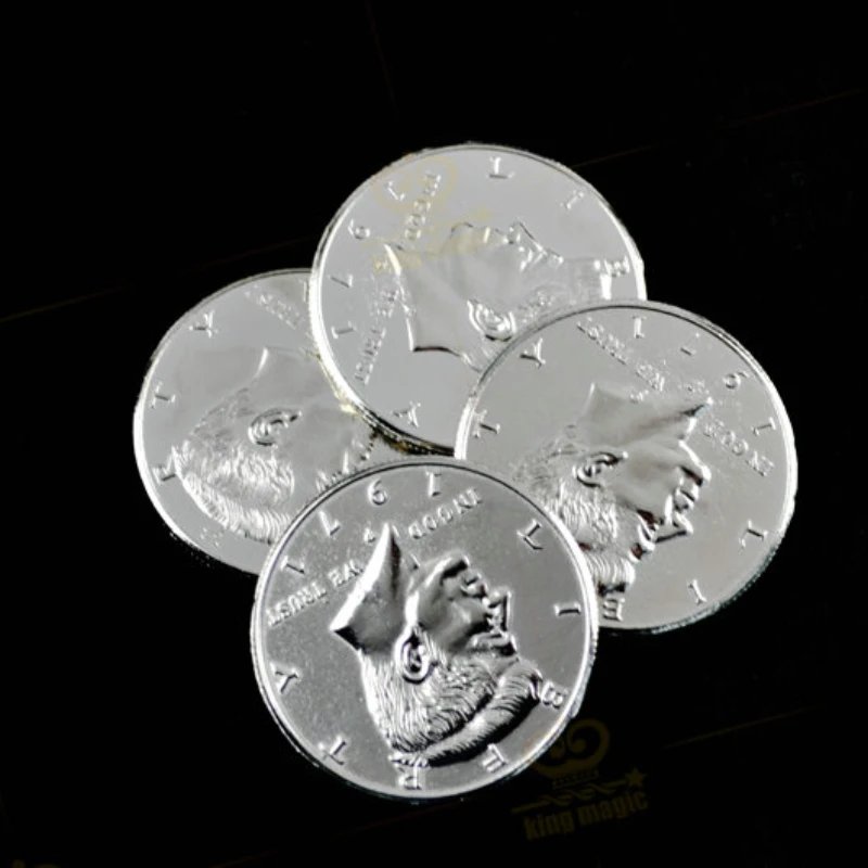 5Pcs/lot Double Face Magic Coin Trick Half Dollar 2 Sides Head Magician Prop Coin Magic Tricks Funny Magia Coin Toys Classic
5Pcs/lot Double Face Magic Coin Trick Half Dollar 2 Sides Head Magician Prop Coin Magic Tricks Funny Magia Coin Toys Classic