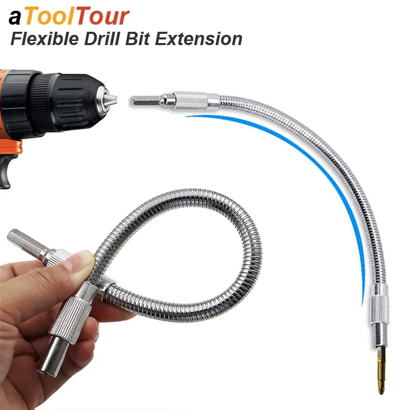 Flexible Drill Bit Extension Flex Shaft Metal for Electric Screwdriver Adapter Holder Connect Link Multitul Hex Shank Magnetic
Flexible Drill Bit Extension Flex Shaft Metal for Electric Screwdriver Adapter Holder Connect Link Multitul Hex Shank Magnetic